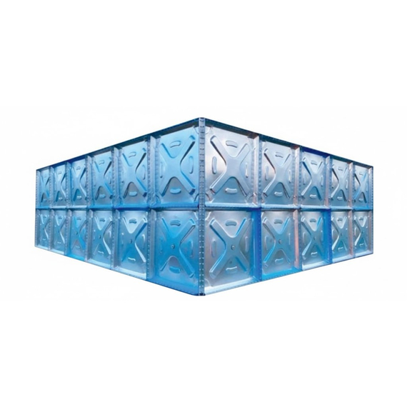 4elementsОцинкованный модульный резервуар для воды 10 м³; ШхДхВ: 2,16m x 2,16m x 2,16m