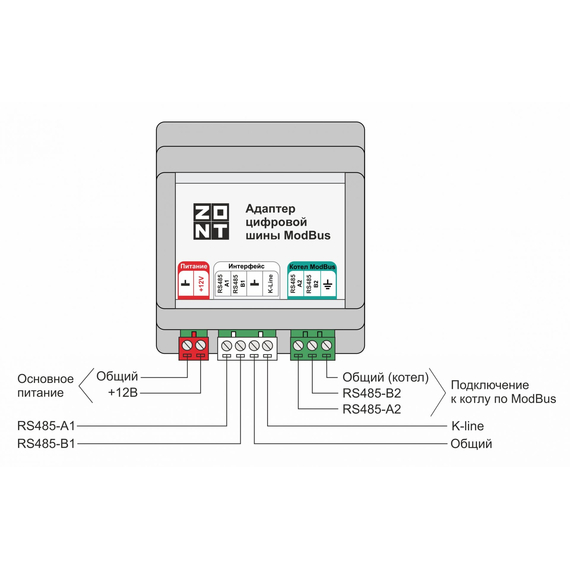 4elementsРадиопередатчик сигнала замыкания/размыкания ZONT МЛ-714, 868 МГц, изображение 2
