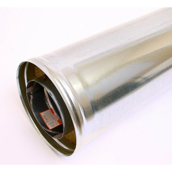 4elementsСэндвич дымоход двустенный 1м Ferrum (430/0,5) D115х200, изображение 4
