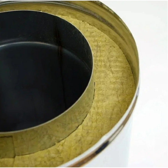 Сэндвич дымоход двустенный 0,5м Ferrum (430/0,5) D150x210, изображение 9