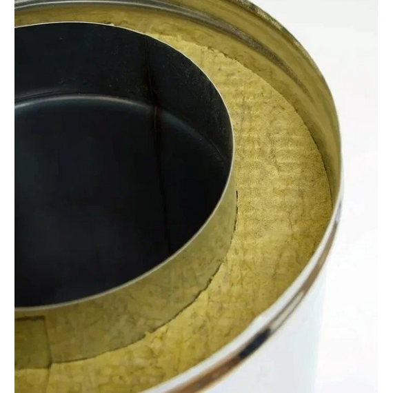 4elementsСэндвич дымоход двустенный 1м Ferrum (430/0,5) D180x280, изображение 8