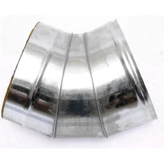 Сэндвич-колено для дымохода 135° Ferrum (430/0,5мм) D180x280, изображение 8