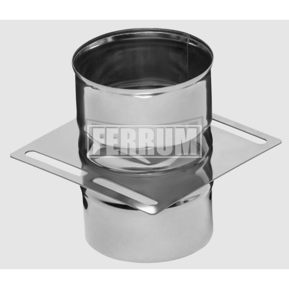 Площадка монтажная для одностенного дымохода Ferrum D130 (0,8мм), изображение 2