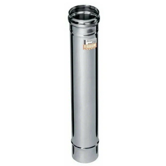 Одностенный дымоход 0,5м Ferrum D150 (0,5мм)