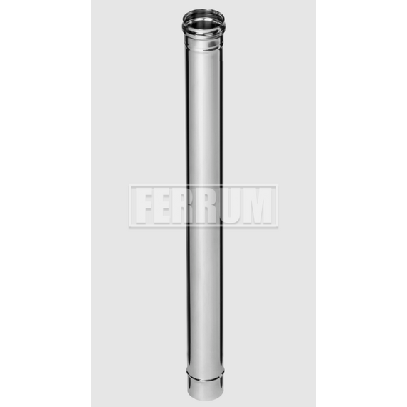 4elementsОдностенный дымоход 1,0м Ferrum D150 (0,8мм), изображение 5