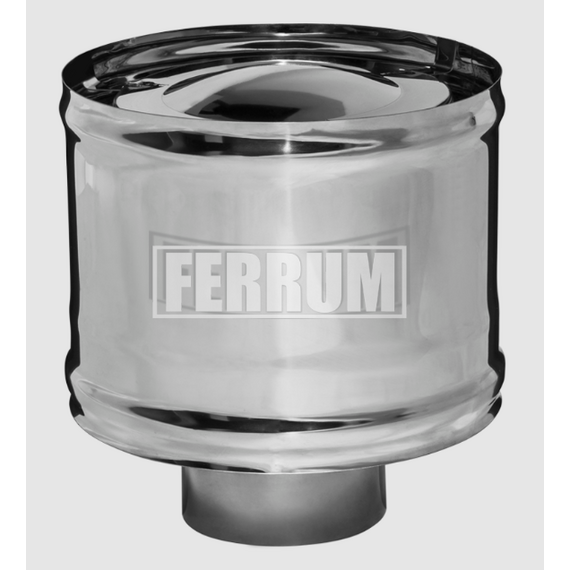4elementsЗонт-К с ветрозащитой для дымохода Ferrum D150 (0,5мм), изображение 3