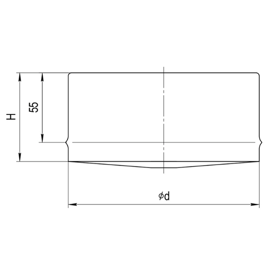 4elementsЗаглушка для ревизии внутренняя Ferrum D180 (0,5мм), изображение 4