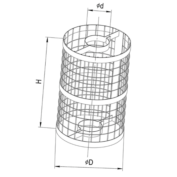 Сетка для камней Ferrum D110-130, изображение 3