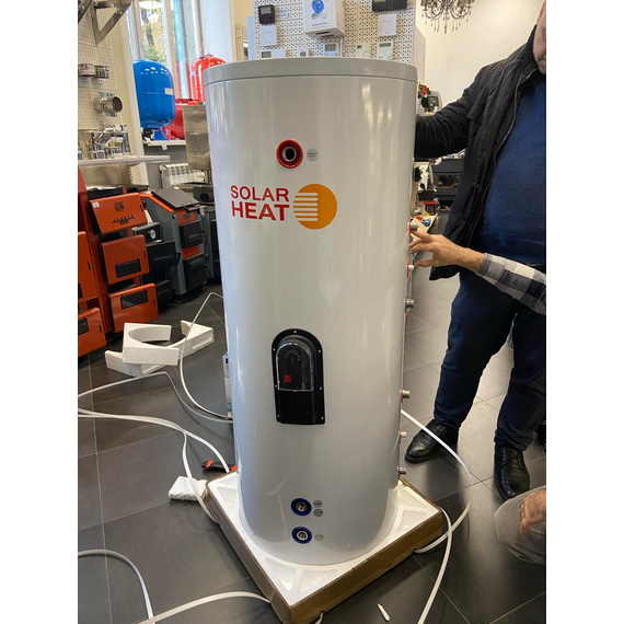 Бойлер косвенного нагрева с 2 змеевиками SolarHeat 200литров, изображение 2