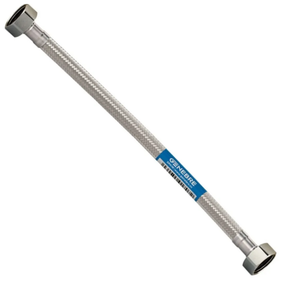 4elementsConexiune flexibila apa dn 8 1/2" x 1/2" FF 40 cm Genebre, изображение 3