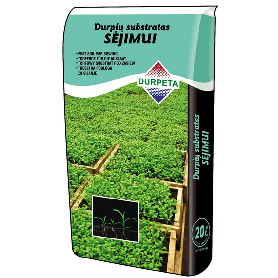 4elementsTurba pentru plantarea mugurilor / legumelor 20 l Durpeta
