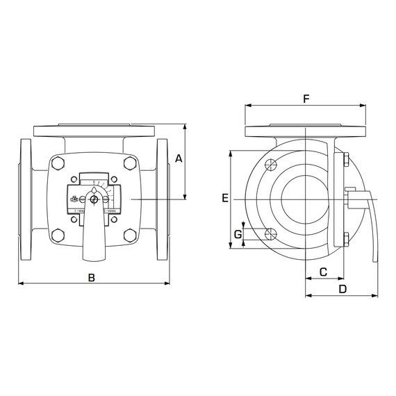 4elementsVana de amestec 3F100 DN100, Kvs=225 ESBE, изображение 4