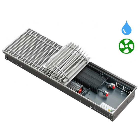 Встраиваемый конвектор с прин. конв. KVZV 250-85-1200/С (max1919W) Techno, изображение 10