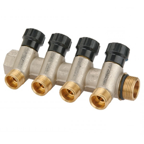 4elementsColector 1" x 1/2" 4 ieșiri Bugatti, изображение 2