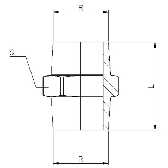 4elementsTub inox 1 1/2" Genebre, изображение 3