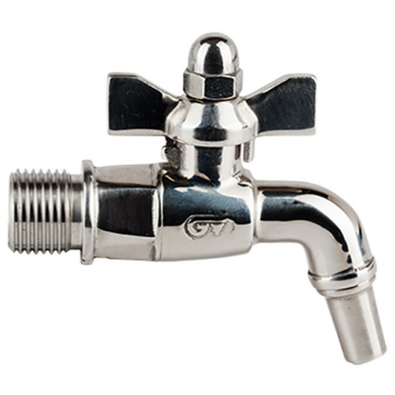 Кран шаровый - Баррель 1/2" INOX Genebre