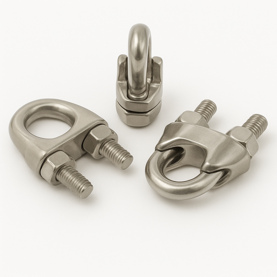 Зажим для троса Inox Mare AISI 316 6 мм, изображение 2