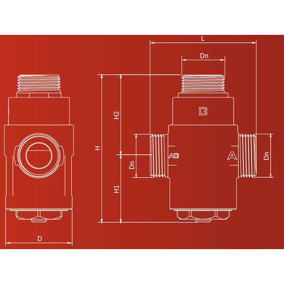 4elementsVana de amestiс anticondens 1" М  60C, KVs 7 OR, изображение 4