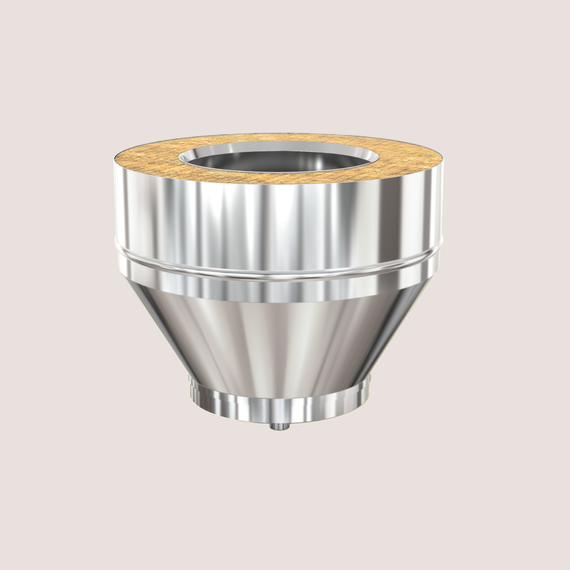 4elementsDop condens cos de fum Teplodar Profi D150/200для систем дымоотведения, изображение 2