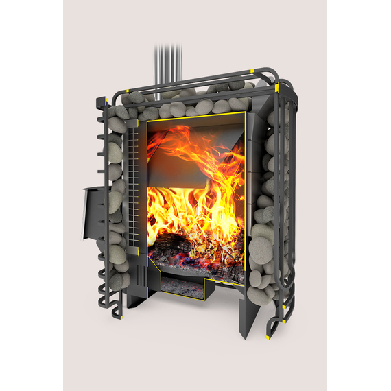 4elementsSoba de saună Teplodar SIBIRSKIY UTES 20 LP Profi 20 kW, изображение 2