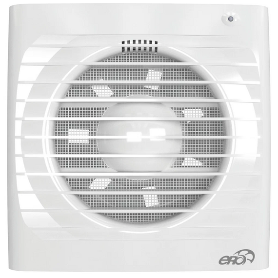 Осевой вытяжной вентилятор с сеткой ERA 6S D150 White, изображение 2