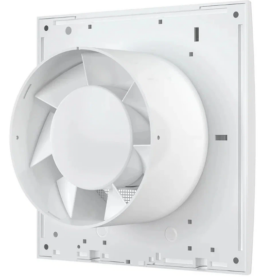 Осевой вытяжной вентилятор с сеткой и таймером ERA 4S ET D100 White, изображение 4