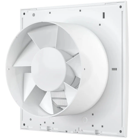 Осевой вытяжной вентилятор с сеткой и таймером ERA 5S ET D125 White, изображение 5