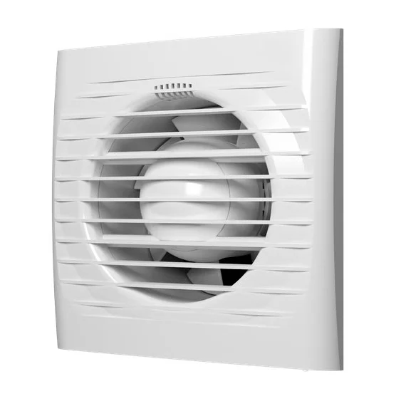 Осевой вытяжной вентилятор с обратным клапаном Auramax Optima 4C D100 White, изображение 2