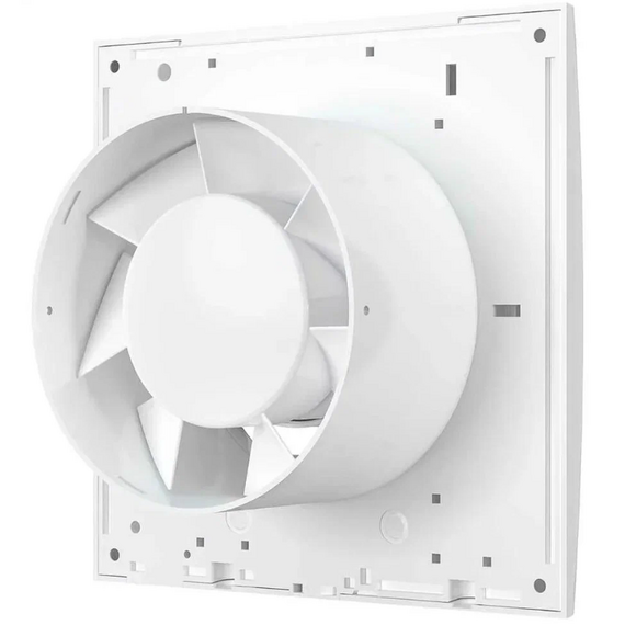 Осевой вытяжной вентилятор с обратным клапаном Auramax Optima 4C D100 White, изображение 6