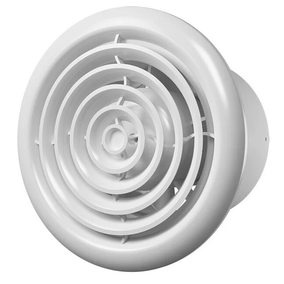 Осевой вытяжной потолочный вентилятор с сеткой Auramax RF 6S D160 White
