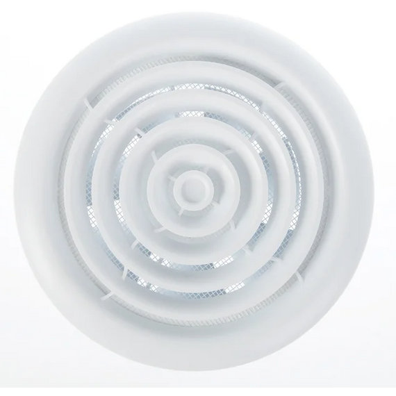Осевой вытяжной потолочный вентилятор с сеткой Auramax RF 6S D160 White, изображение 4