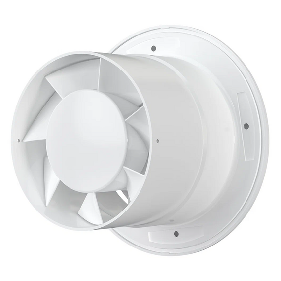 Осевой вытяжной потолочный вентилятор с сеткой Auramax RF 6S D160 White, изображение 5