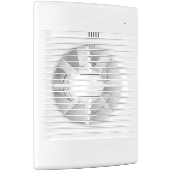 Осевой вытяжной вентилятор двухскоростной DICICTI Standard 5-03 D125 White, изображение 2
