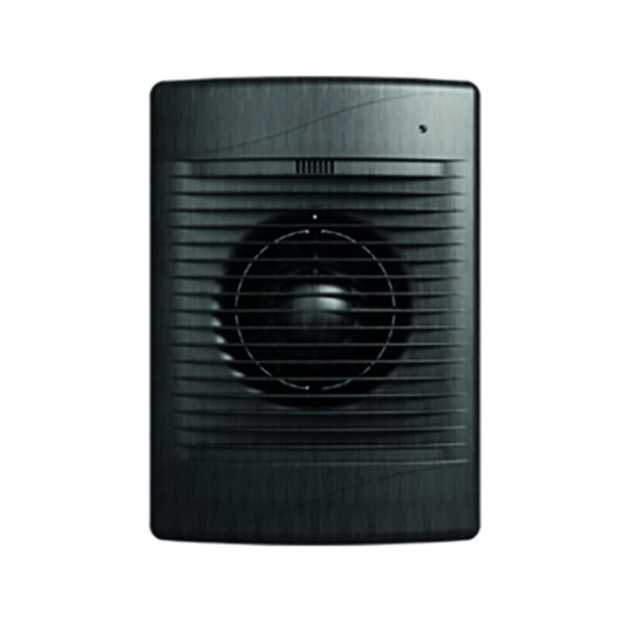 4elementsVentilator evacuare design cu supapa Diciti Standard 5C D125 Black Al