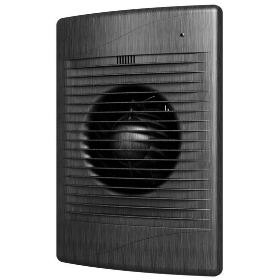 4elementsVentilator evacuare design cu supapa Diciti Standard 5C D125 Black Al, изображение 4