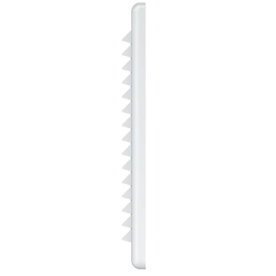 Вытяжная вентиляционная решетка с сеткой и рамкой Mistral 15х15 White, изображение 3