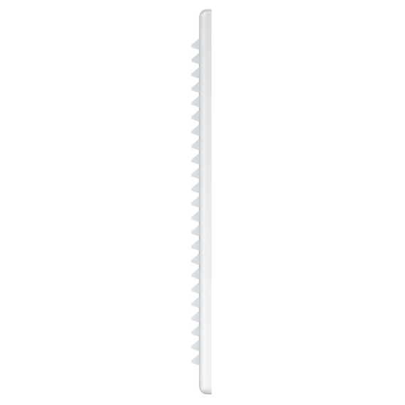 Вытяжная вентиляционная решетка с сеткой и рамкой Mistral 18х25 White, изображение 3