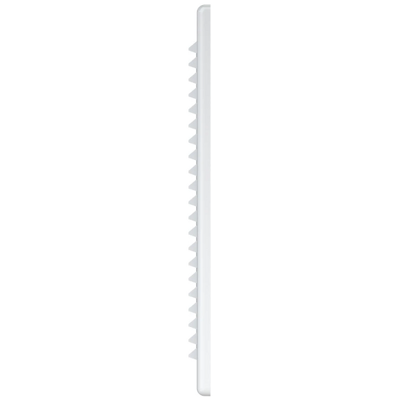 Вытяжная вентиляционная решетка с сеткой и рамкой Mistral 25х25 White, изображение 3