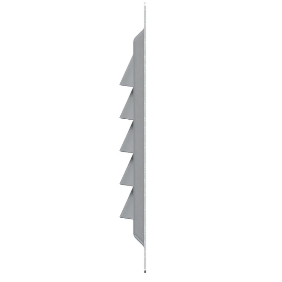 4elementsGrila din otel pentru ventilatie cu plasa Era 1212МЦ 12x12 Silver, изображение 3