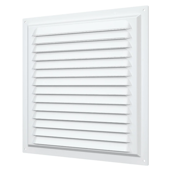 4elementsGrila din otel pentru ventilatie cu plasa Era 2525МЭ 25х25 White