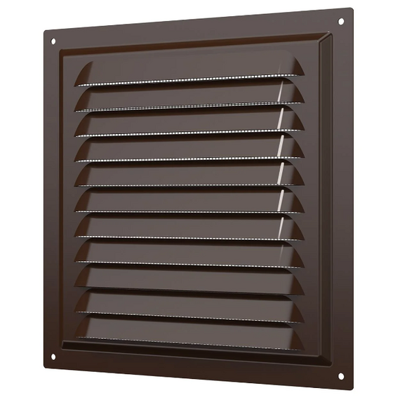 4elementsGrila din otel pentru ventilatie cu plasa Era 2020МЭ 20х20 Brown, изображение 2