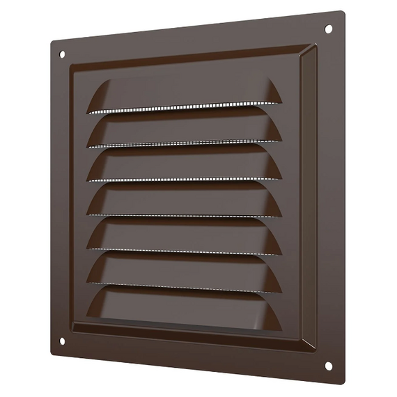 4elementsGrila din otel pentru ventilatie cu plasa Era 1515МЭ 15x15 Brown
