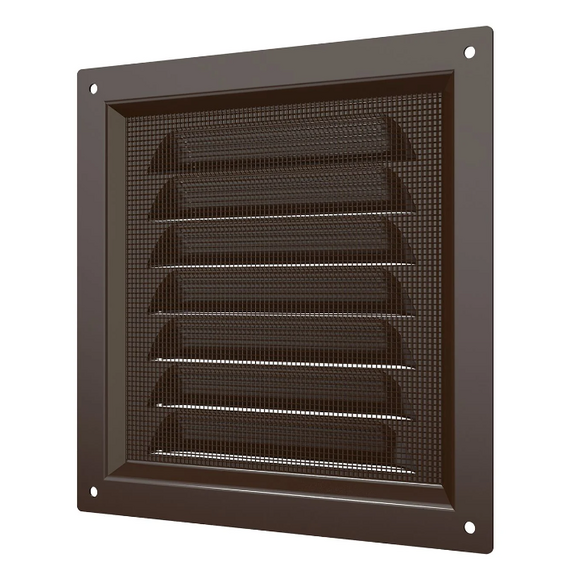 4elementsGrila din otel pentru ventilatie cu plasa Era 1515МЭ 15x15 Brown, изображение 4