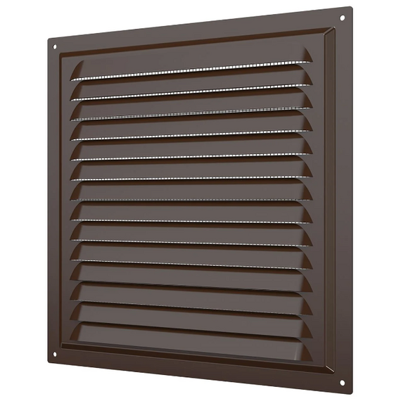 4elementsGrila din otel pentru ventilatie cu plasa Era 2525МЭ 25x25 Brown, изображение 4