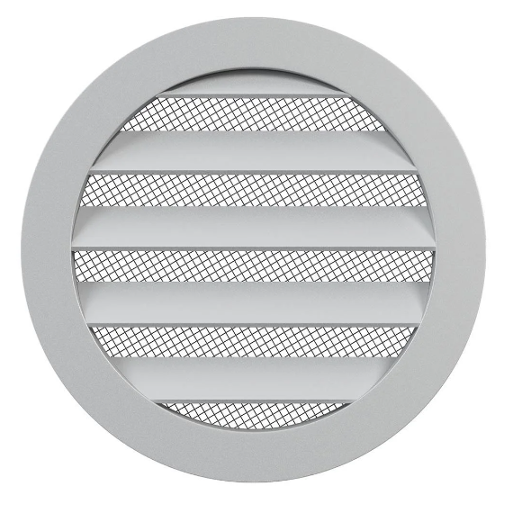 4elementsGrila pentru ventilatie rotunda exterioara Era Street Line Era 10РКМ D100 Aluminium, изображение 2