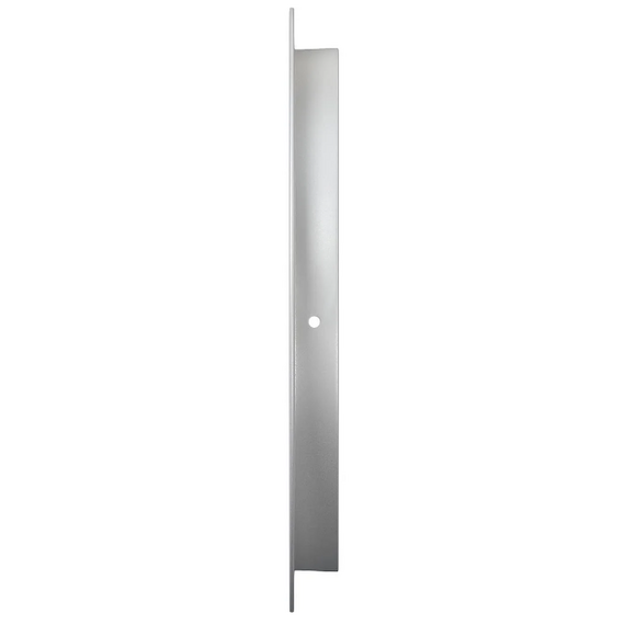 Круглая вытяжная вентиляционная решетка наружная с фланцем Mistral Street Line D160 Aluminium, изображение 4