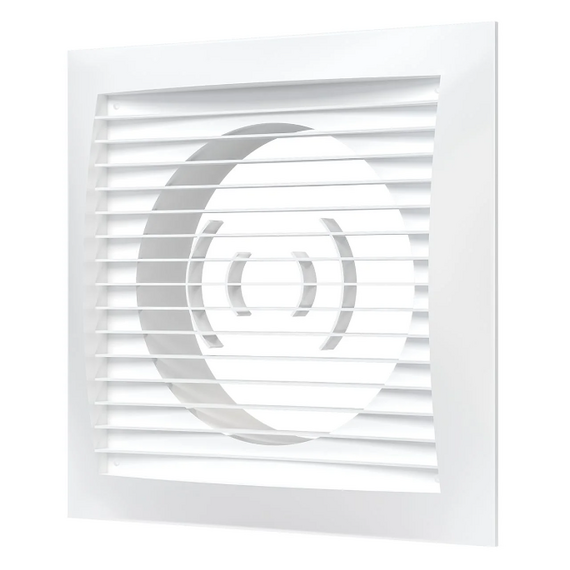 4elementsGrila pentru ventilatie din ABS-plastic cu flansa Era 2020РС16Ф 20х20 D160 White