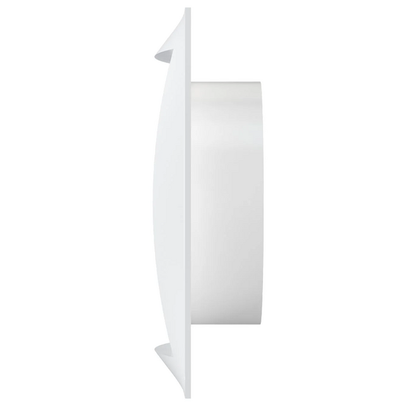 4elementsGrila pentru ventilatie din ABS-plastic cu flansa Era 2020РС16Ф 20х20 D160 White, изображение 3