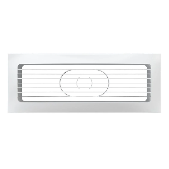4elementsGrila pentru ventilatie din ABS-plastic cu flansa Era 620РСФ 23x9 White, изображение 2