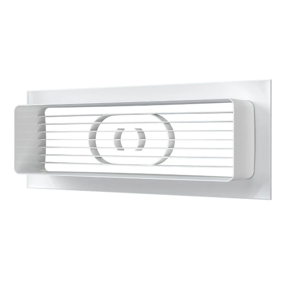 4elementsGrila pentru ventilatie din ABS-plastic cu flansa Era 620РСФ 23x9 White, изображение 4